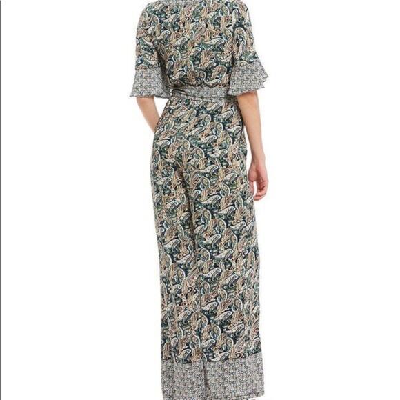 Chelsea + Violet Jumpsuit Womens Size Medium ruffle bell sleeve fairycore - Picture 2 of 9